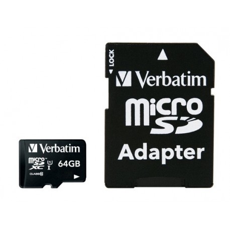 Verbatim Premium 64 GB MicroSDXC Classe 10 44084