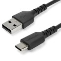 StarTech.com Cavo di Ricarica USB-A a USB-C da 1m - Resistente cavetto USB-C di Ricarica Veloce e Sync da USB 2.0 a USB Type...