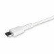 StarTech.com Cavo durevole da USB C a Lightning da 2m bianco Cavo di alimentazionesincronizzazione in Fibra aramidica ...