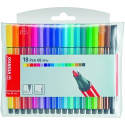 Stabilo Pen 68 Mini marcatore Multicolore 20 pz 6820 04