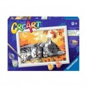 Ravensburger CreArt Autumn Kitties Colore per kit di verniciatura in base ai numeri 289325