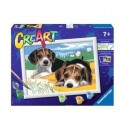 Ravensburger CreArt Jack Russell Puppy Colore per kit di verniciatura in base ai numeri 289394