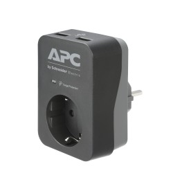 APC PME1WU2B GR protezione da sovraccarico Nero, Grigio 1 presae AC 230 V