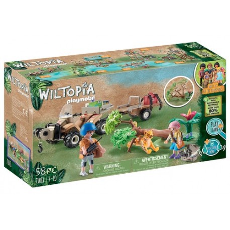 Playmobil QUAD SOCCORSO ANIMALI AMAZZONIA