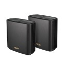 ASUS ZenWiFi AX XT8 router wireless Gigabit Ethernet Banda tripla 2.4 GHz5 GHz5 GHz 4G Nero 90IG0590-MO3G20