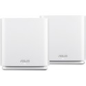 ASUS ZenWiFi AC CT8 router wireless Gigabit Ethernet Banda tripla 2.4 GHz5 GHz5 GHz 4G Bianco 90IG04T0-MO3R40