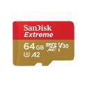 Sandisk Extreme 64 GB MicroSDXC UHS-I Classe 10 SDSQXAH-064G-GN6MA