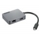 Lenovo 4X91A30366 hub di interfaccia USB 2.0 Type C Grigio