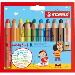 Stabilo Woody 3 in 1 10 pz 88010