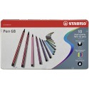 Stabilo Pen 68 marcatore Multicolore 10 pz 6810-6