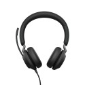 Jabra Evolve2 40, UC Stereo Auricolare Cablato A Padiglione Ufficio USB tipo A Bluetooth Nero 24089-989-999