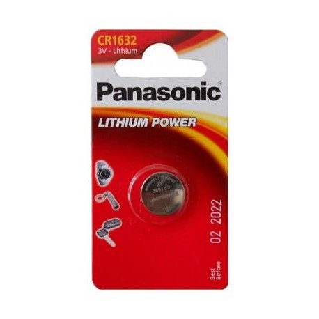 Panasonic Lithium Power Single use battery CR1632 Litio 3 V C301632