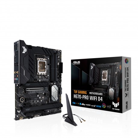 ASUS TUF GAMING H670 PRO WIFI D4 Intel H670 LGA 1700 ATX 90MB1900 M0EAY0