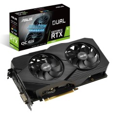 ASUS Dual RTX2060 O6G EVO NVIDIA GeForce RTX 2060 6 GB GDDR6 90YV0CH2 M0NA00