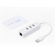 TP LINK UE330 hub di interfaccia USB 3.2 Gen 1 3.1 Gen 1 Type A 1000 Mbits Bianco