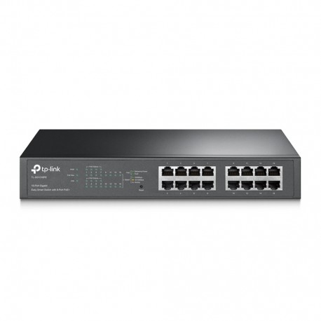 TP LINK TL SG1016PE switch di rete Gestito Gigabit Ethernet 101001000 Nero Supporto Power over Ethernet PoE