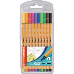 Stabilo Point 88 Confezione 10 fineliner multicolore 8810