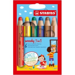 Stabilo Woody 3 in 1 6 pz 8806