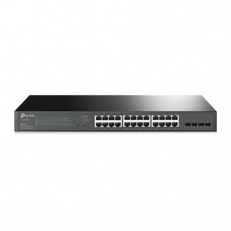 TP LINK TL SG2428P switch di rete Gestito L2L2 Gigabit Ethernet 101001000 Supporto Power over Ethernet PoE Nero