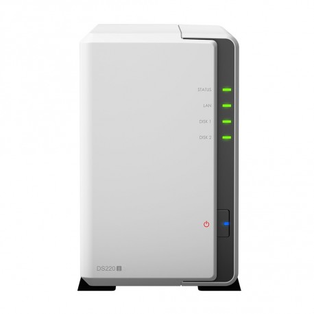 Synology DiskStation DS220j NAS Mini Tower Collegamento ethernet LAN Bianco RTD1296 DS220J