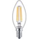 Philips LED CANDELA OLIVA VETRO FILAM 60W