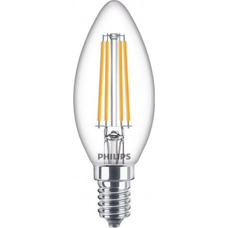 Philips LED CANDELA OLIVA VETRO FILAM 60W