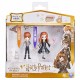 Spin Master Wizarding World Set Amicizia Ron e Ginny Weasley con mascotte, bambole articolate 7.5cm 6061834