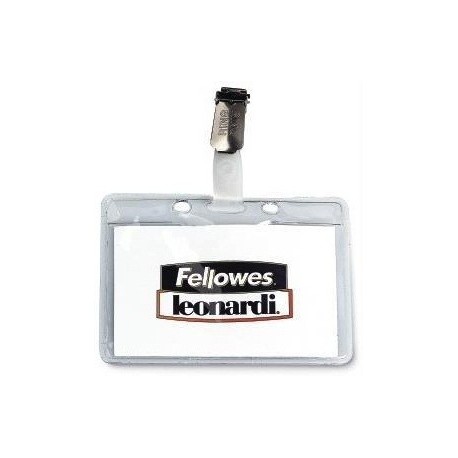 Fellowes CF100P.BADGE KRISTAL CLIP IN PLA