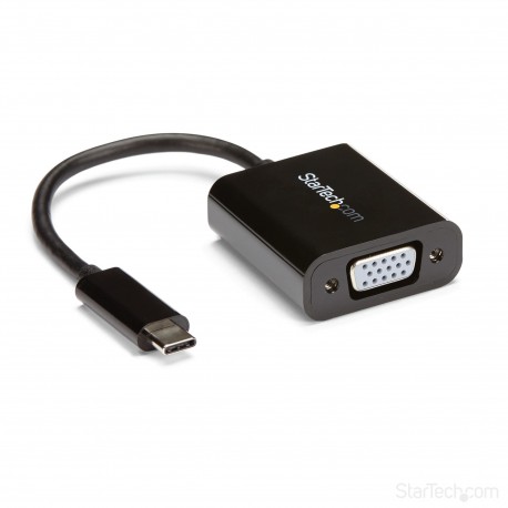 StarTech.com Adattatore USB C a VGA Convertitore Video USB 3.1 type C a VGA 1080p Nero CDP2VGA