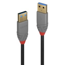 Lindy 36752 cavo USB 2 m USB 3.2 Gen 1 3.1 Gen 1 USB A Nero LI 36752