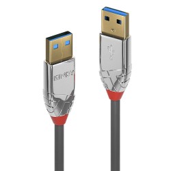 Lindy 36627 cavo USB 2 m USB 3.2 Gen 1 3.1 Gen 1 USB A Grigio
