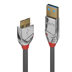 Lindy 36656 cavo USB 0,5 m USB 3.2 Gen 1 3.1 Gen 1 USB A Micro USB B Grigio