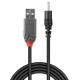 Lindy 70265 cavo di alimentazione Nero 1,5 m USB A EIAJ 01 2.5 mm, 0.7 mm