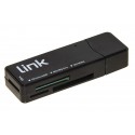Nilox LKCCH04 lettore di schede USB 3.2 Gen 1 3.1 Gen 1 Type-A Nero