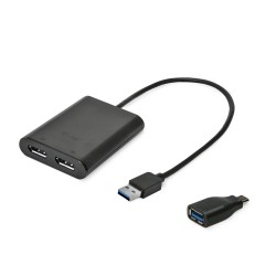 i tec USB 3.0 USB C Dual 4K DP Video Adapter U3DUAL4KDP