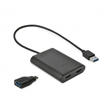 i tec USB 3.0 USB C Dual 4K HDMI Video Adapter U3DUAL4KHDMI