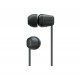 Sony WI C100 Auricolare Wireless In ear Musica e Chiamate Bluetooth Nero WIC100B.CE7