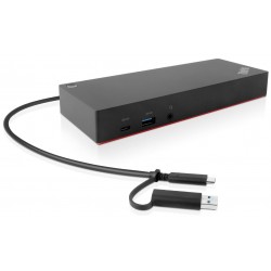 Lenovo 40AF0135EU replicatore di porte e docking station per notebook Cablato Nero