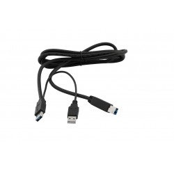 Tandberg Data 1021742 cavo USB 1,5 m USB 3.2 Gen 1 3.1 Gen 1 2 x USB A USB B Nero