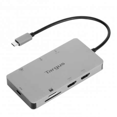 Targus DOCK423EU replicatore di porte e docking station per notebook Cablato USB 3.2 Gen 1 3.1 Gen 1 Type C Argento