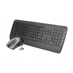 Trust Tecla 2 tastiera Mouse incluso RF Wireless QWERTY Italiano Nero 23477