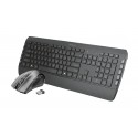 Trust Tecla-2 tastiera Mouse incluso RF Wireless QWERTY Italiano Nero 23477