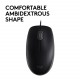 Logitech B110 Silent mouse Ambidestro USB tipo A Ottico 1000 DPI 910 005508