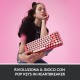 Logitech POP Keys Tastiera Meccanica Wireless con Tasti Emoji Personalizzabili, Design Compatto Durevole, Connettivit ...