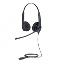 Jabra Biz 1500 Duo QD Auricolare Cablato A Padiglione Ufficio Nero 1519-0154