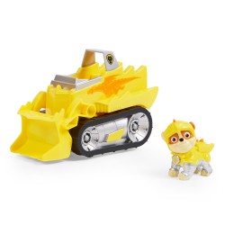 Spin Master PAW Patrol Veicolo Rescue Knights di Rubble Bulldozer con personaggio Giochi per bambini dai 3 anni in su ...