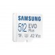 Samsung MICRO SD 512GB XC CLASSE U3 A2