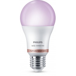 Philips LED Lampadina Smart Dimmerabile Luce Bianca o Colorata Attacco E27 60W Goccia 2Pezzi 929002383641