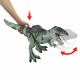 Mattel Jurassic World Gigantosauro Attacco Letale con fauci mobili, ruggito e movimenti, dinosauro giocattolo per bambini 4 ...