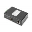 Digitus Media converter Gigabit di grado industriale RJ45, SFP DN-652103